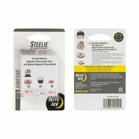 NITE IZE Steelie Adhesive Kit STUAR-01-R8